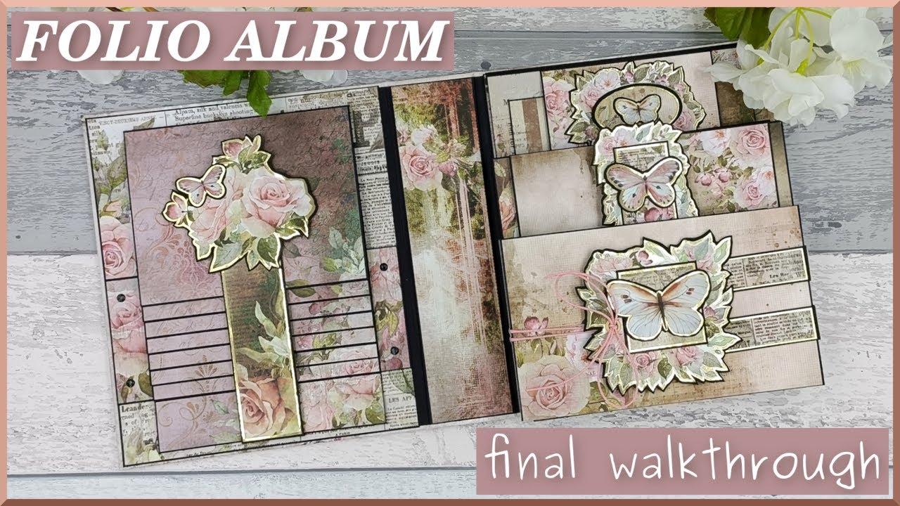 Vintage Folio Album - Final Walkthrough - Craft O'Clock - Vintage Treasure - scrapbooking ideas, diy