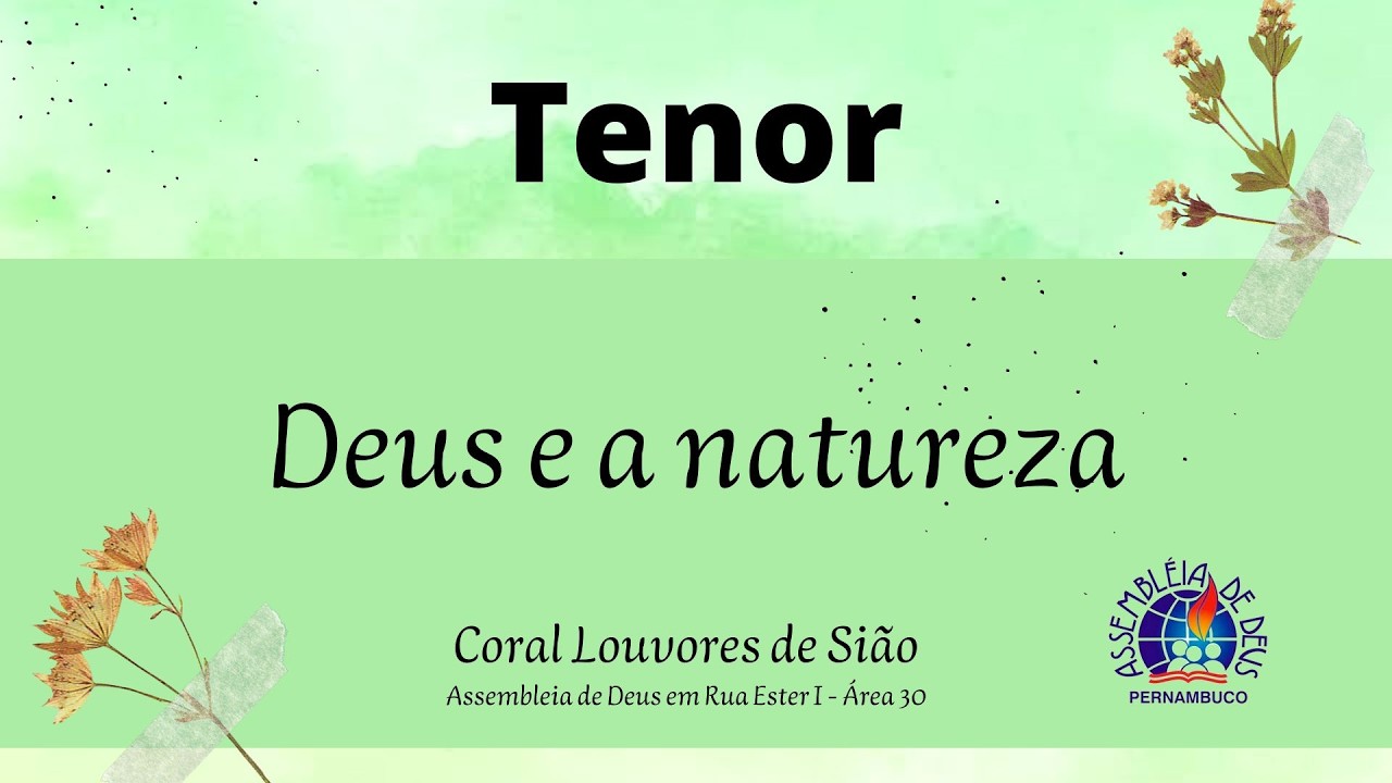 Deus e a natureza - Kit Tenor