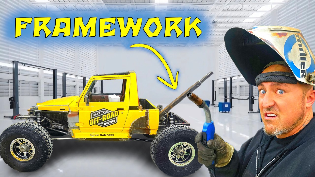 The Framework Is In For The Worlds Smallest Off Road Wrecker!