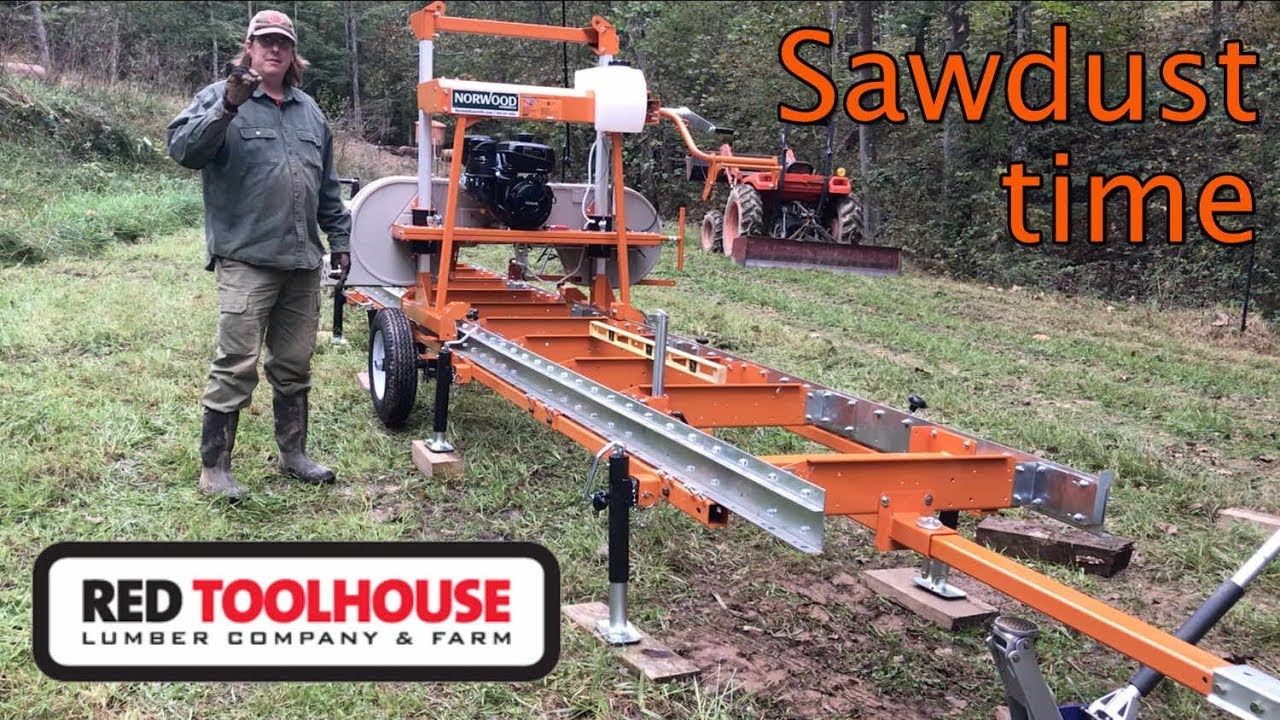 Norwood LM29 Sawmill Assembly Time Lapse