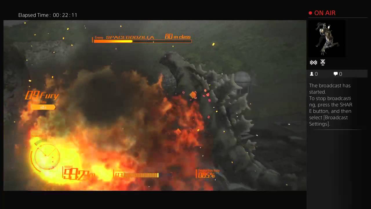 Godzillaking1155's Live PS4 Broadcast