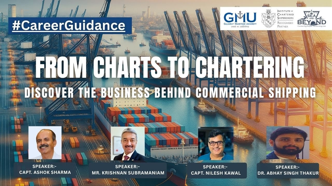 From Charts to Chartering | Masterclass on Commercial Shipping | #seaandbeyond