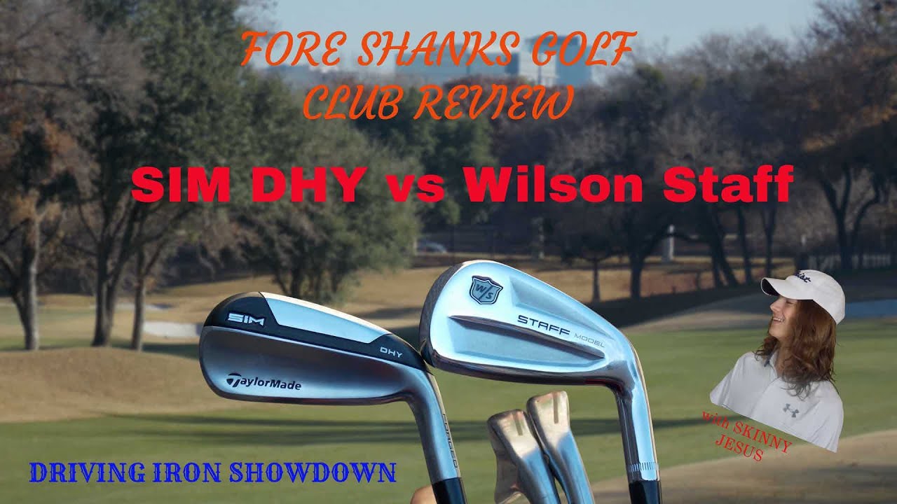 TaylorMade SIM DHY vs. Wilson Staff Driving iron