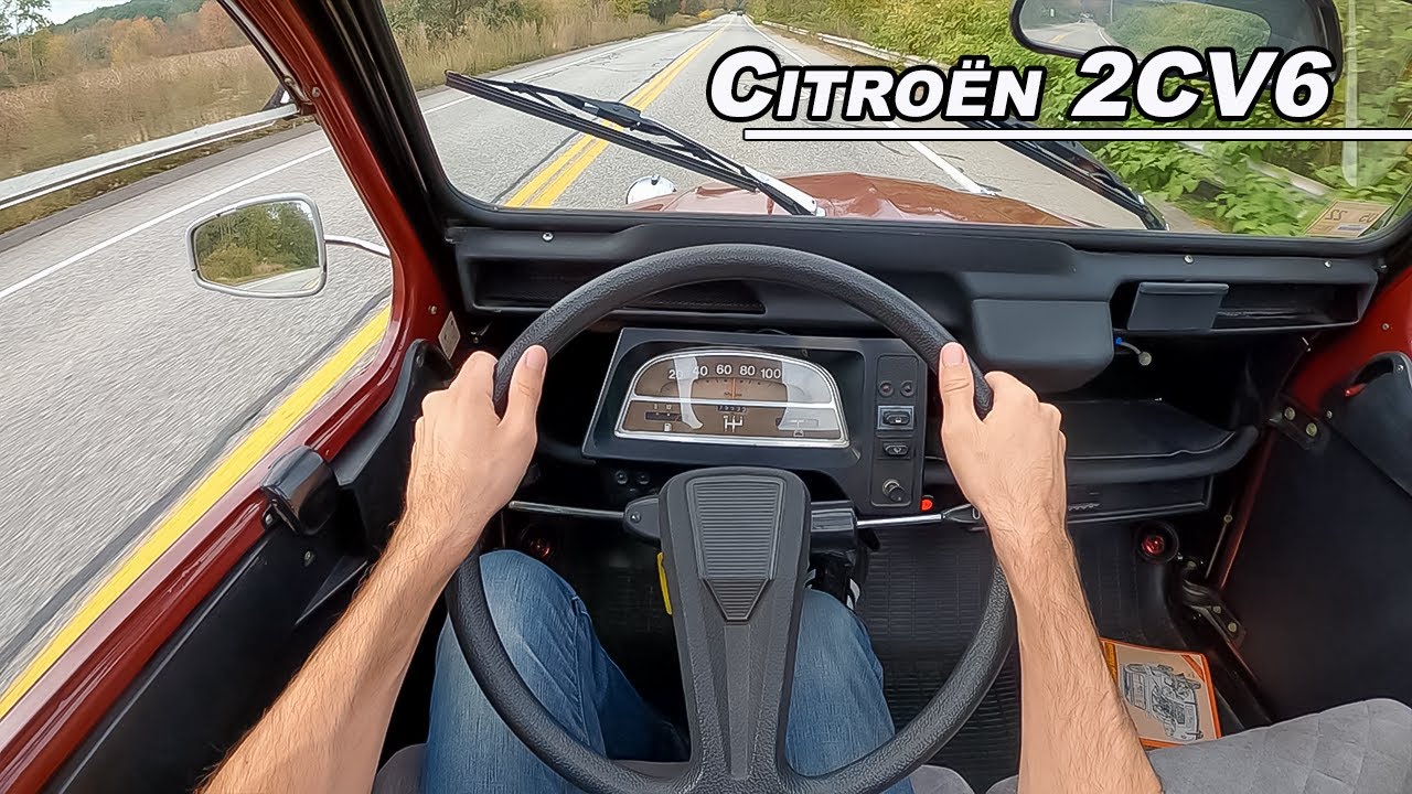 За рулём Citroën 2CV — 29 лошадиных сил чистого французского удовольствия! (Бинауральное аудио от...