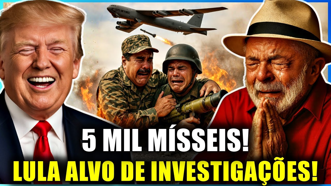 VENEZUELA AMEAÇA COM MÍSSEIS E EUA JÁ PLANEJAM QUEDA DE MADURO E LULA