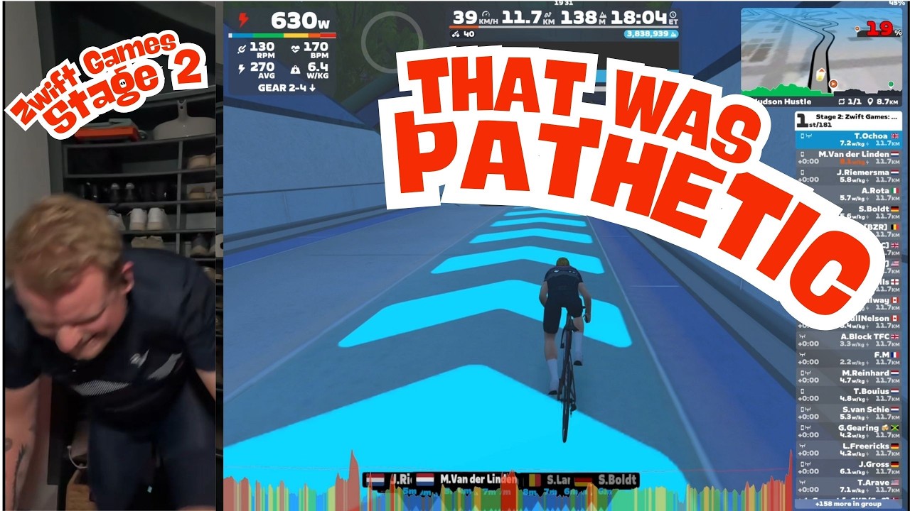 Absolutely Bottled It!!!! Zwift Games Stage 2