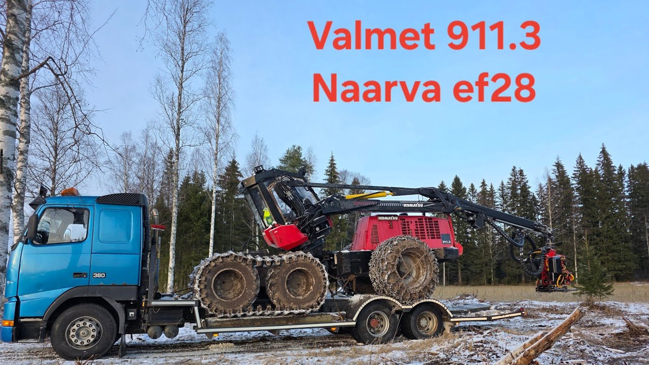 Valmet 911.3/ Naarva ef28 lavetille