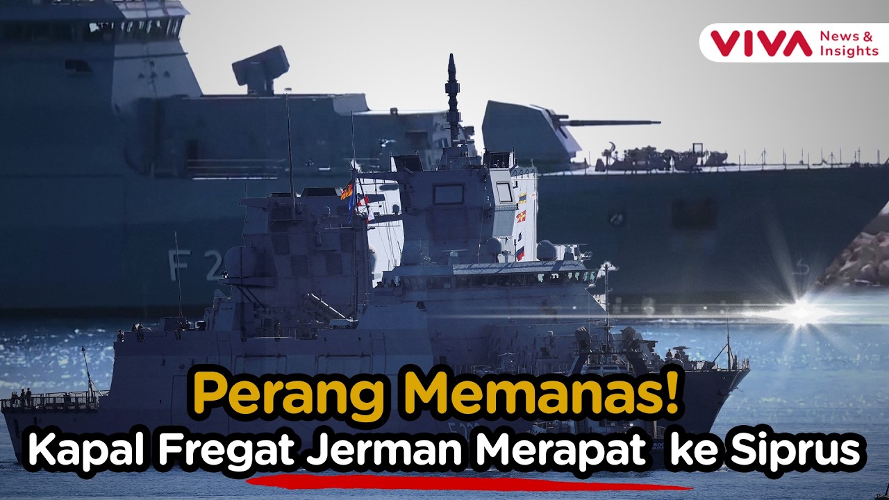 Serangan ke Iran Makin Brutal, Kapal Perang Jerman Merapat ke Siprus