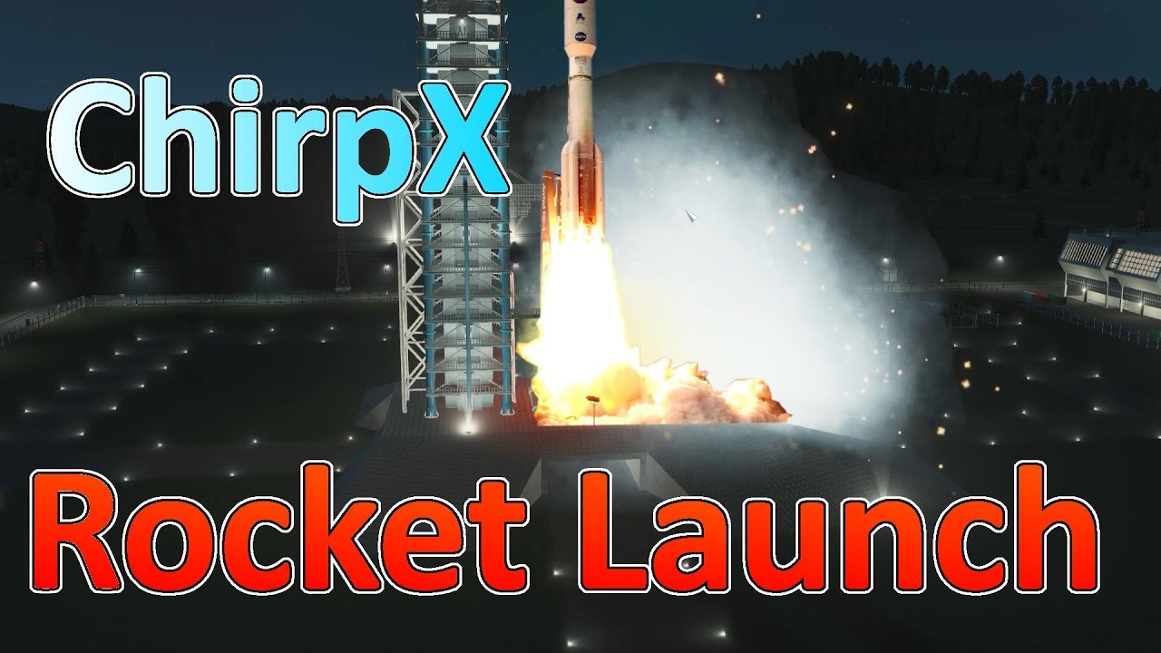 Cities: Skylines ChirpX Update EPIC ROCKET LAUNCH!