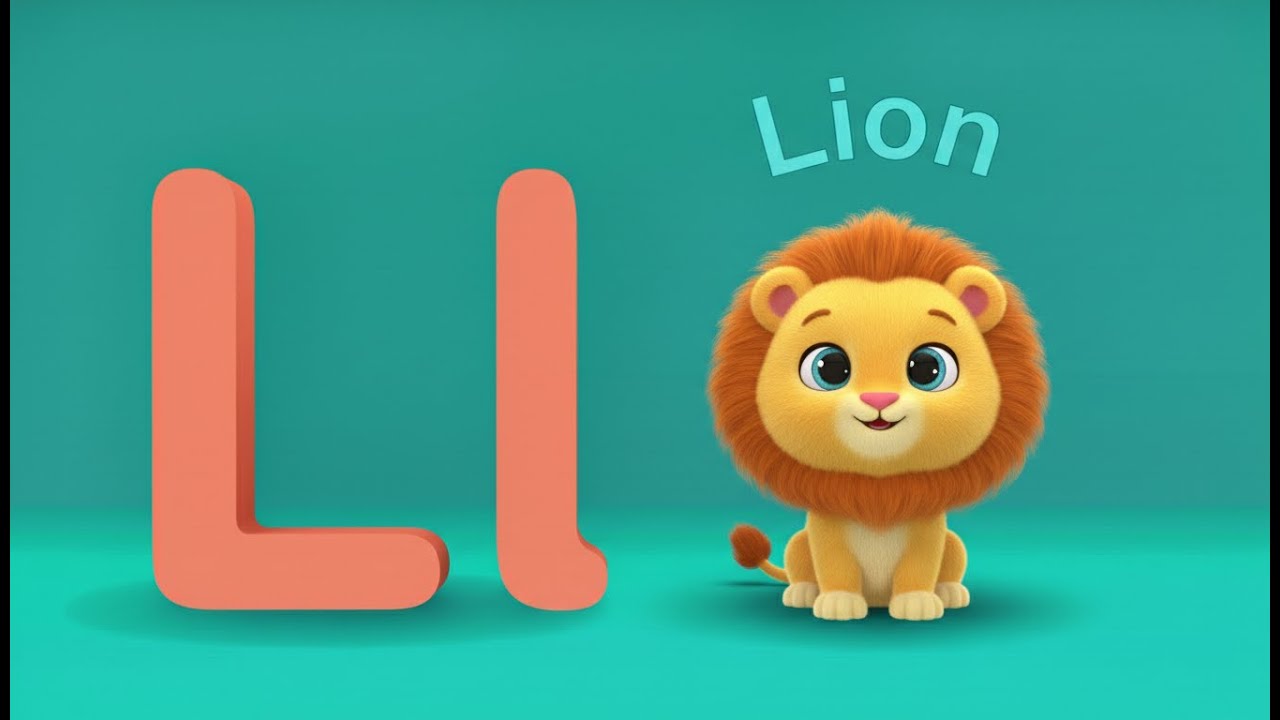 Phonics Song with Four Words – L For Lion – ABC Alphabet Songs with Sounds for Children