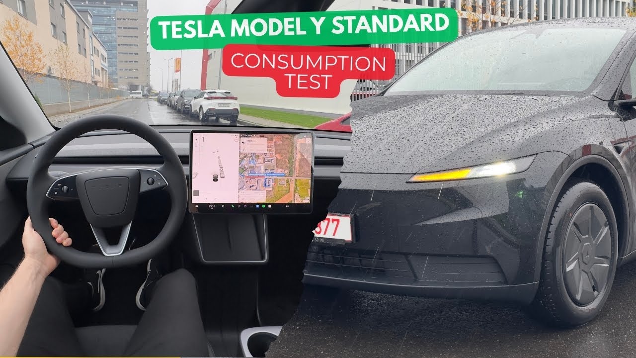 Тест расхода топлива Tesla Model Y STANDARD 2026