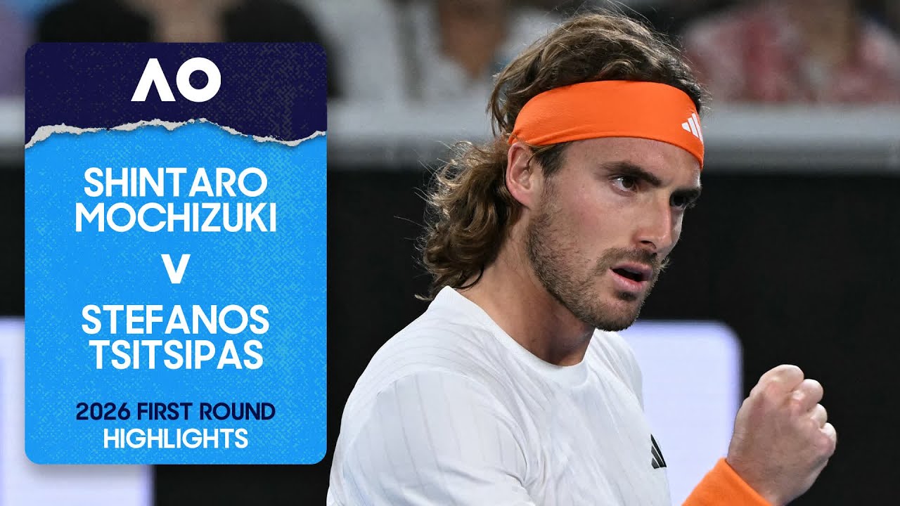 Shintaro Mochizuki v Stefanos Tsitsipas Highlights | Australian Open 2026 First Round