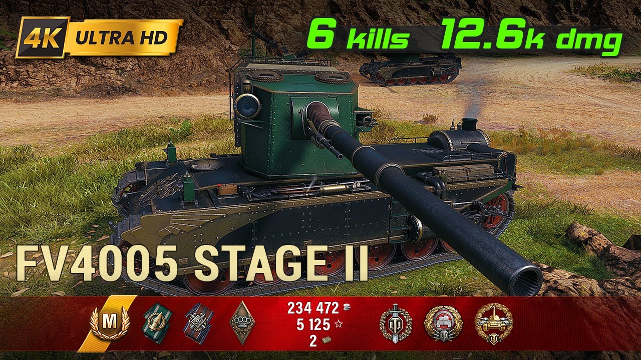 FV4005 💥 6 Kills / 12.6k Damage 💥 WoT Replay #4