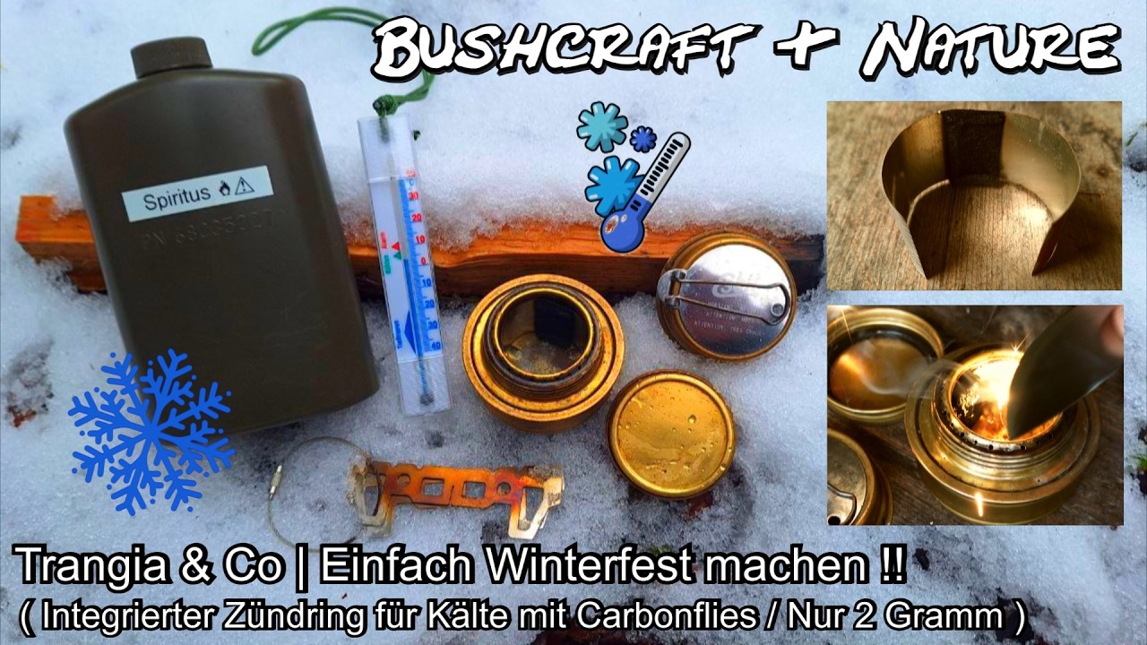 Trangia | Einfach Winterfest machen ( Zündring) | Making a Trangia winter proof (Ignition ring)