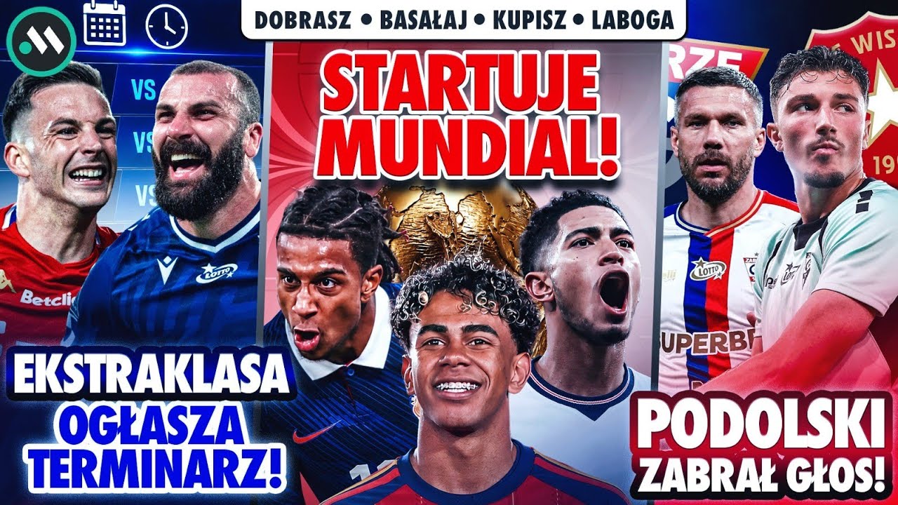 EKSTRAKLASA OGŁASZA TERMINARZ! MISTRZOSTWA ŚWIATA RUSZAJĄ. WISŁA BIERZE ŁUBIKA. PODOLSKI ZABRAŁ GŁOS