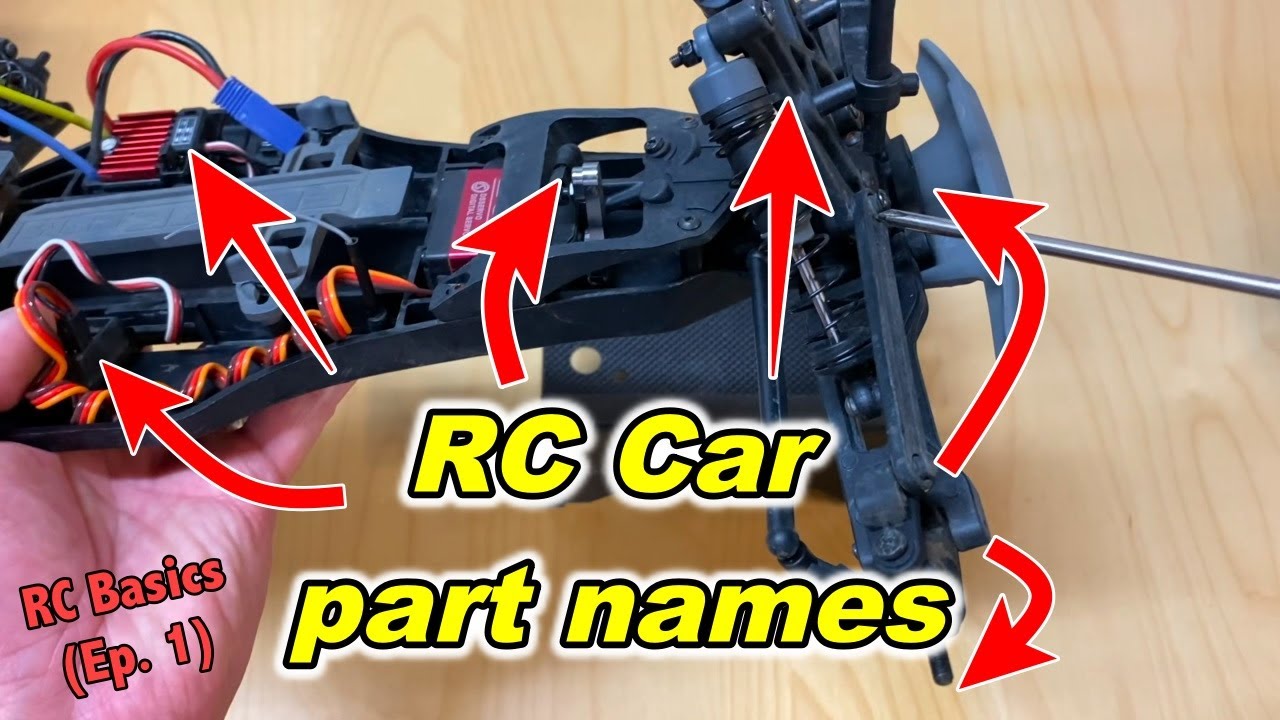 RC car parts, explained.  (RC Basics #1)