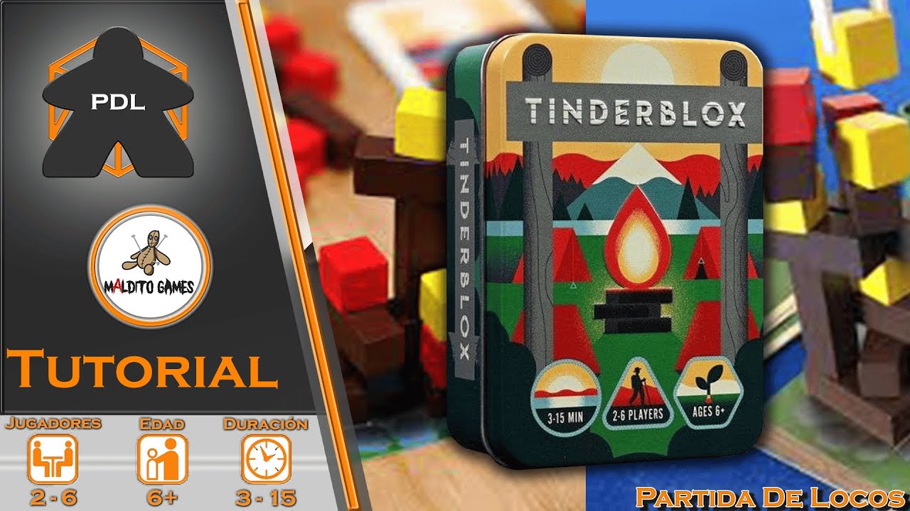 &iquest;C&oacute;mo se juega? Tinderblox | Tutorial | Maldito Games | Partida de Locos