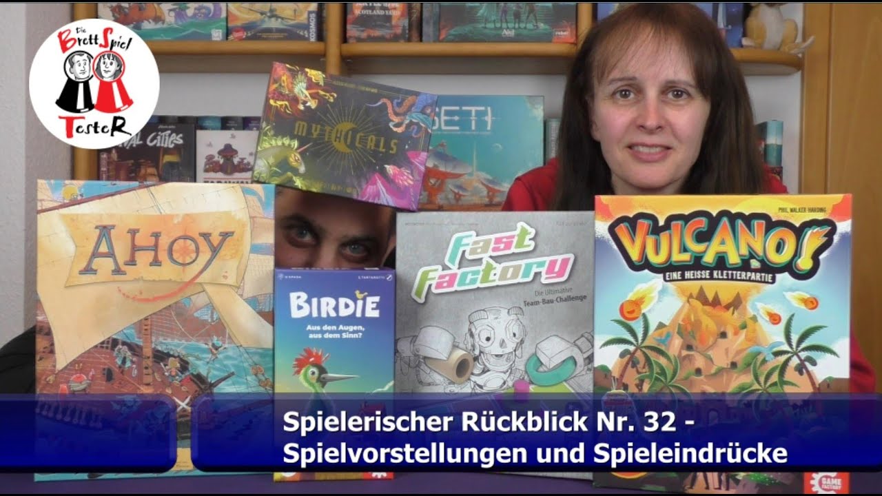 Spielerischer Rückblick Nr. 32 - Spielvorstellungen und Spieleindrücke - Die Brettspieltester