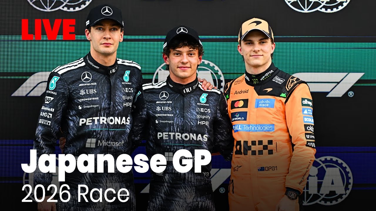 F1 Japanese Grand Prix Race 2026 | Live