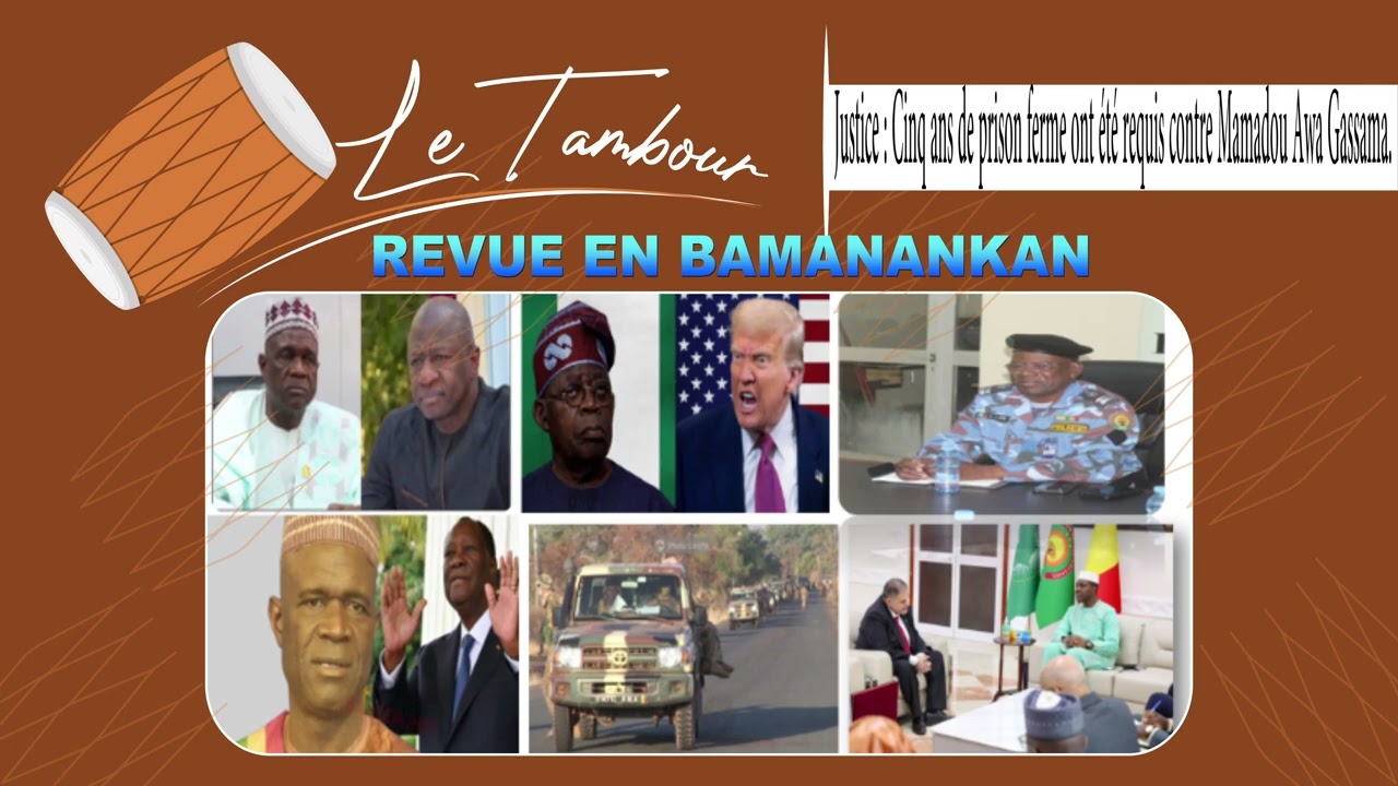 Le tambour - Justice : Cinq ans de prison ferme ont été requis contre Mamadou Awa Gassama.