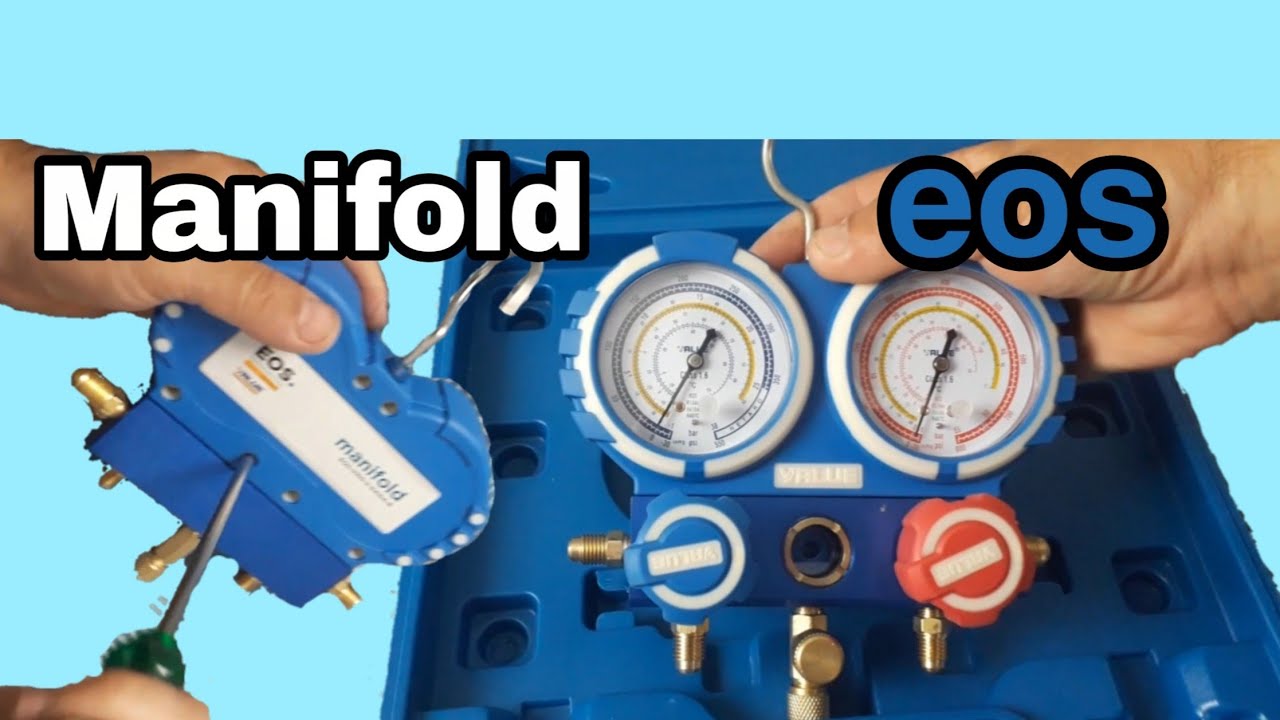 Manifold Eos Value R410A, como é  o manometro eos para refrigeracao