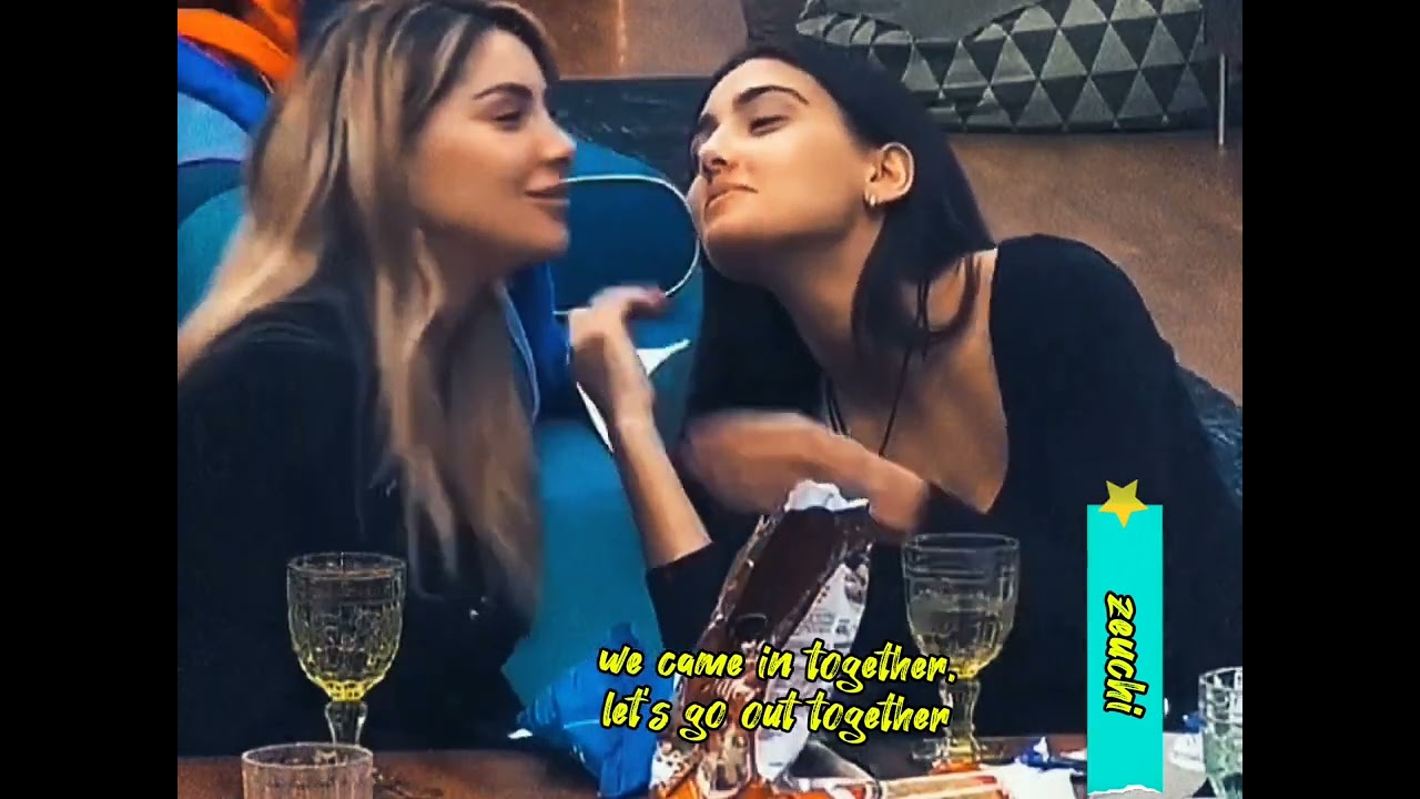 Zeudi to Chiara: We came in together, we went out together. 💕