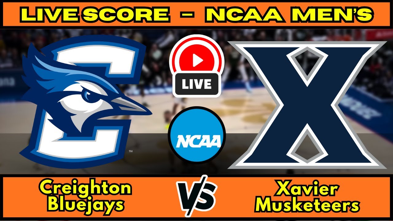 🔴 Creighton Bluejays vs Xavier Musketeers | NCAA Men&rsquo;s Basketball | Live Score Update Dec 17