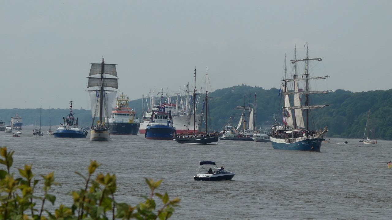 835.  Hafengeburtstag Hamburg Aufstellung der Schiffe zur Einlaufparade