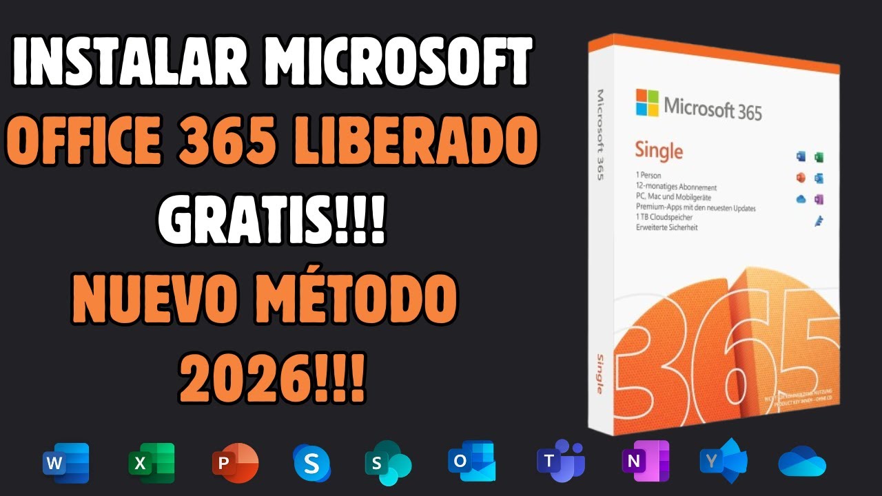 C&oacute;mo INSTALAR OFFICE 365, LEGAL 100% SEGURO | Word, Excel, PowerPoint|✅NUEVO M&Eacute;TODO ACTUALIZADO 2026
