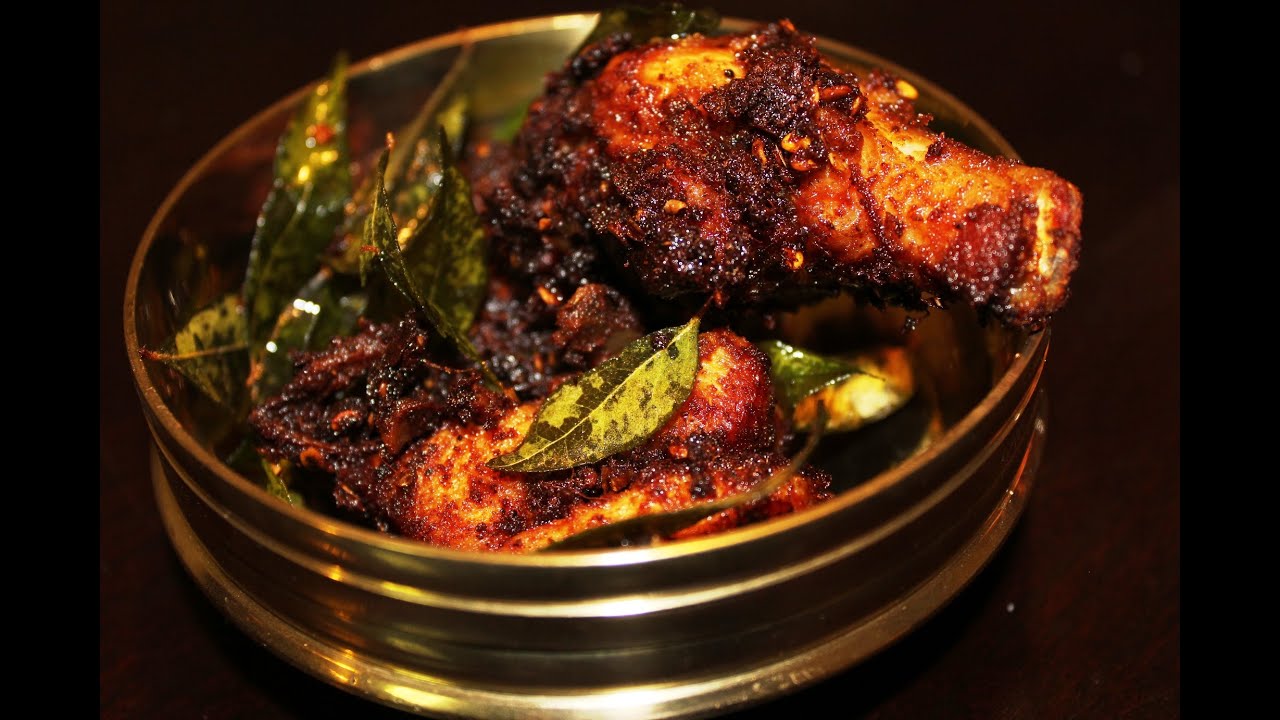 തട്ടുകട ചിക്കൻ ഫ്രൈ | Kerala Thattukada Chicken Fry (Nadan Kozhi Porichathu) - pachakam.com