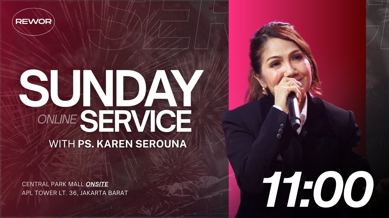 PENYEMBAHAN TERBAIK | Ps. Jaqueline Celosse | 11:00 ( Rewor Sunday Service )