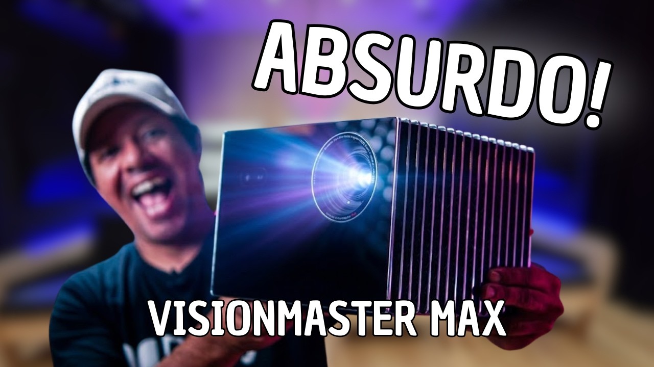 O PROJETOR 4K MAIS IMPRESSIONANTE DO MUNDO?  Valerion VisionMaster Max: