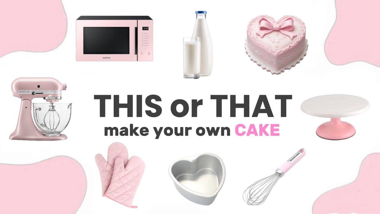 THIS OR THAT 🩷 || Make your own CAKE 🍰 🥧🍫