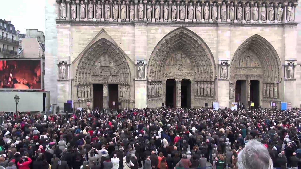 Sonnerie des nouvelles cloches de Notre Dame de Paris