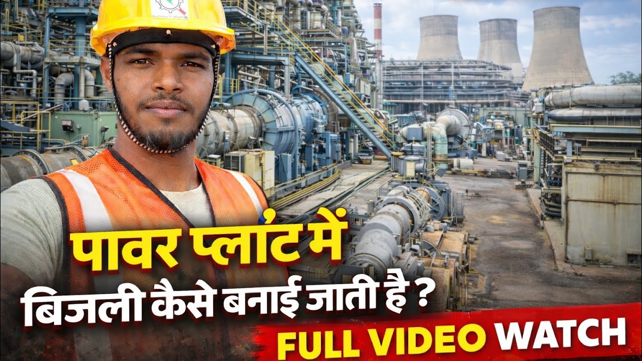 ⚡ पावर प्लांट में बिजली कैसे बनाई जाती है? | Full video watch Power Plant Vlog | Behind the Scenes ⚡