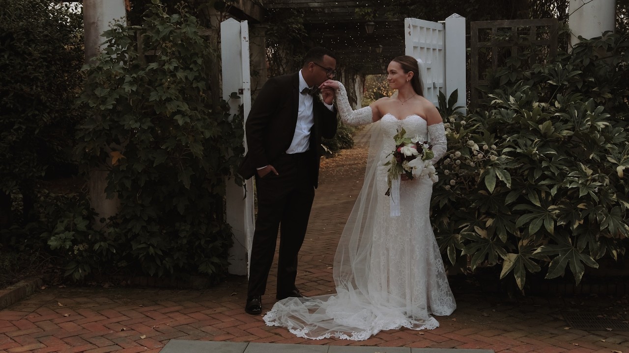 Romantic, Garden, Authentic, Documentary-Style Wedding Video