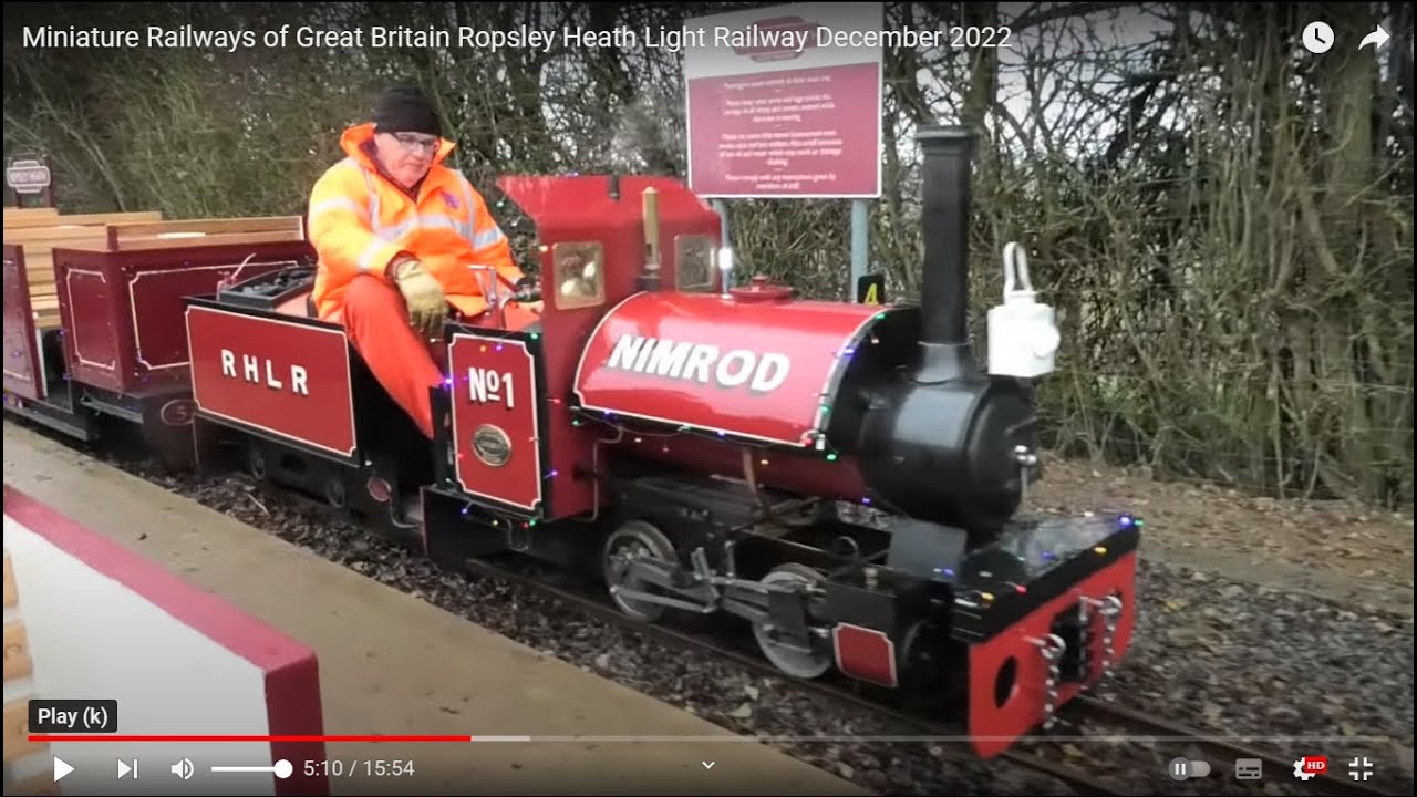 Miniature Railways of Great Britain  Ropsley Heath Light Railway  December 2022