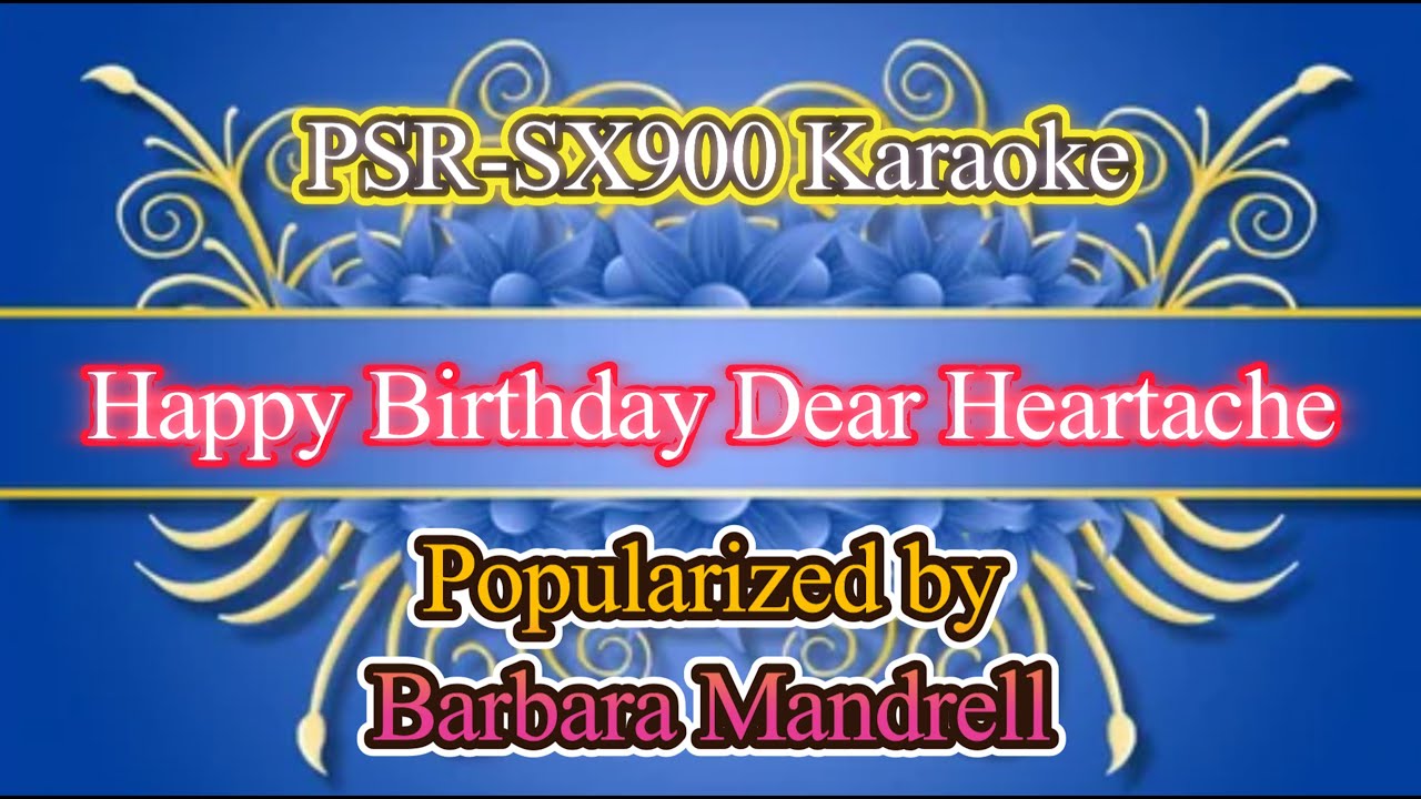 Happy Birthday Dear Heartache - Barbara Mandrell Video Karaoke