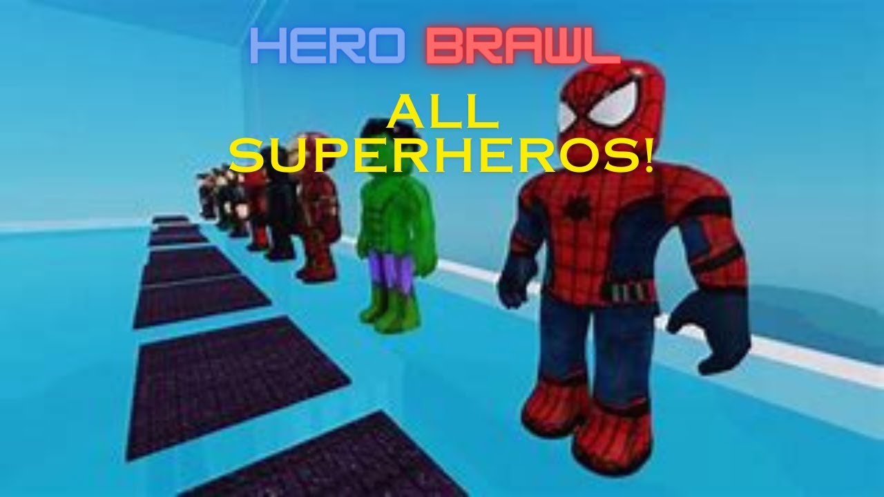 Roblox Hero Brawl - ALL SUPERHEROS! | Roblox