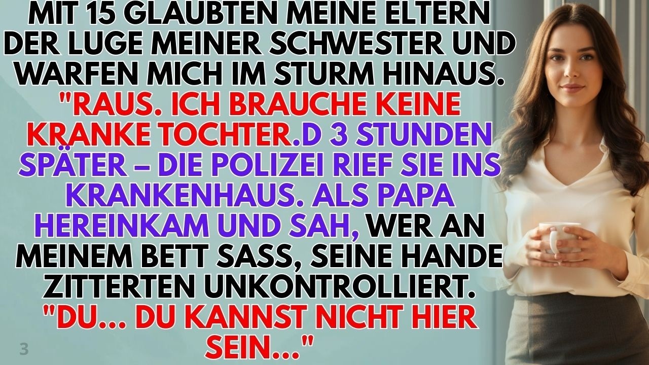 Mit 15 ließen mich Eltern im Sturm zurück – als Dad sah, wer mich rettete, zitterten seine Hände