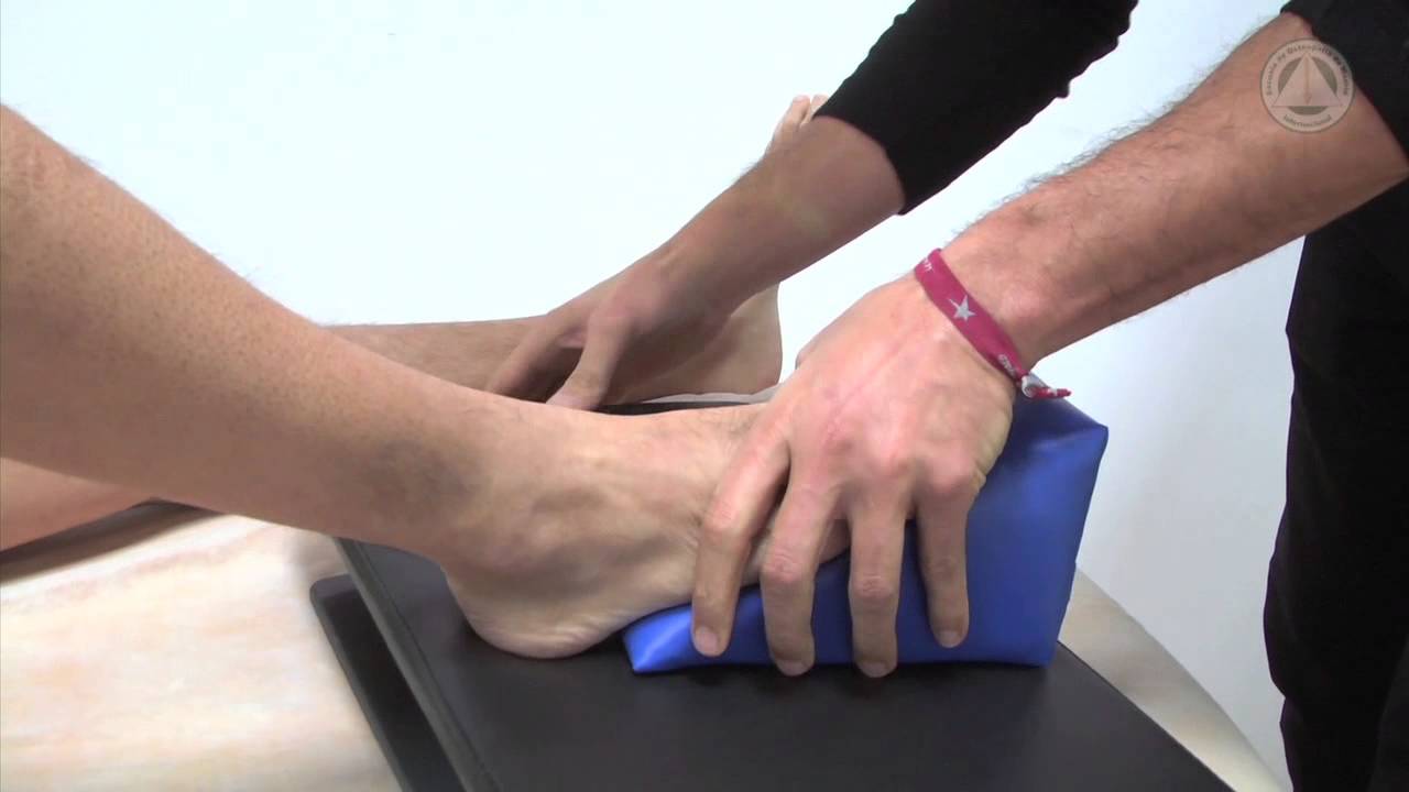 TRATAMIENTO OSTEOPÁTICO DEL ESGUINCE DE TOBILLO