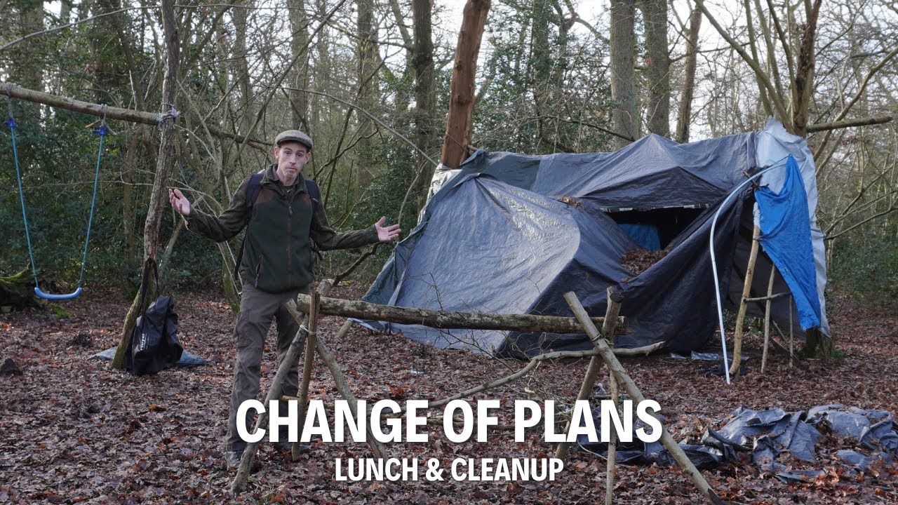 This Bushcraft Lunch Didn't Go as Planned | Clean-up & Reflection