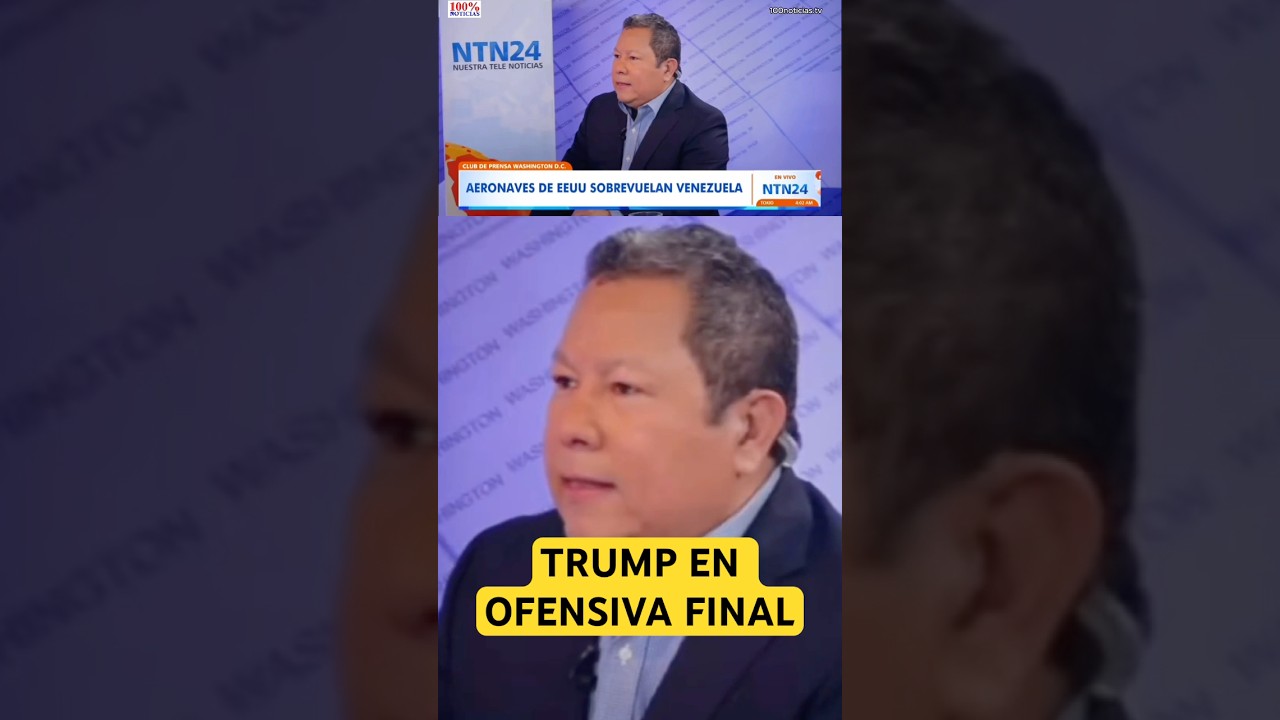 Miguel Mora en NTN24 en Club  de Prensa de Washington D.C. para analizar la coyuntura actual.