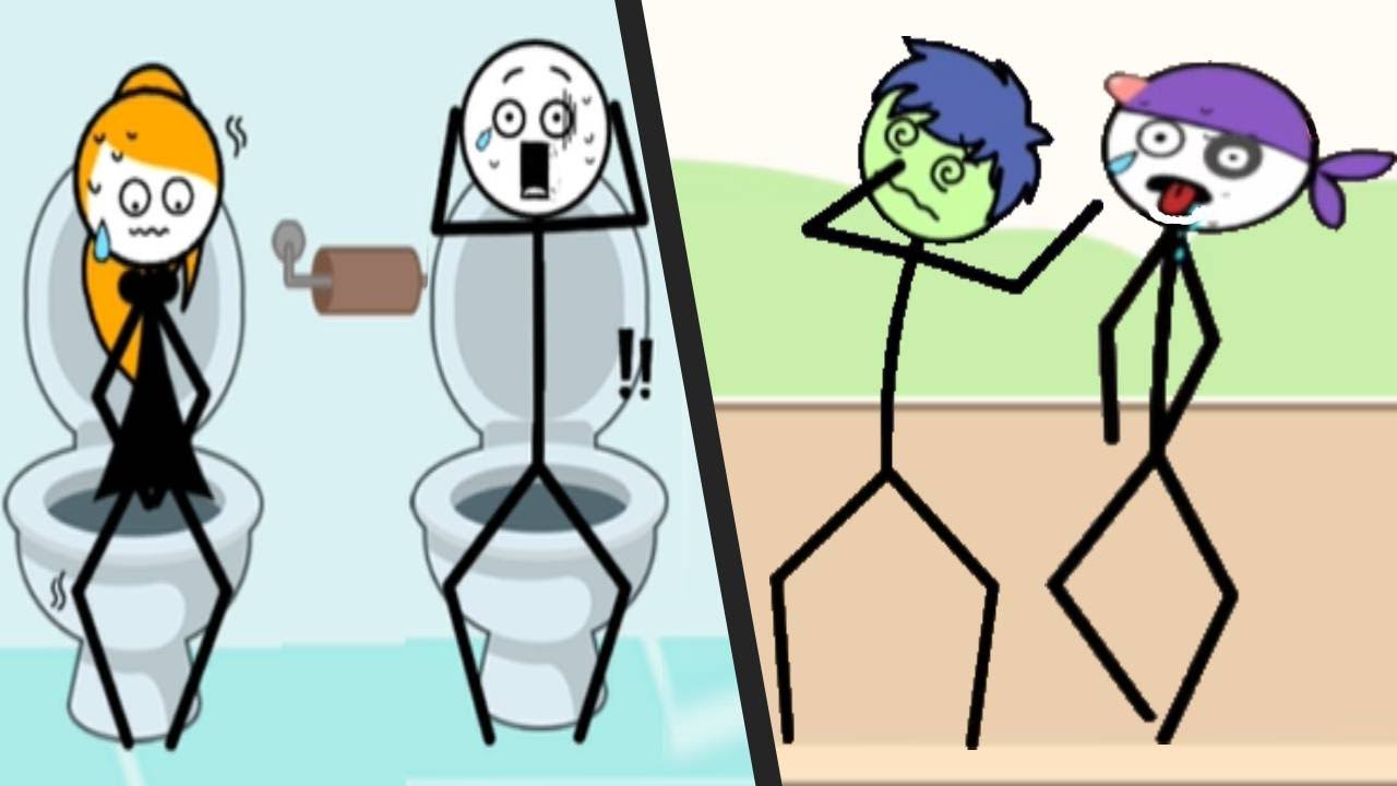 THROW THINGS vs HIDE ME - All Levels Satisfying Double TikTok Mobile Gameplay STICKMAN (Weegoon) ios