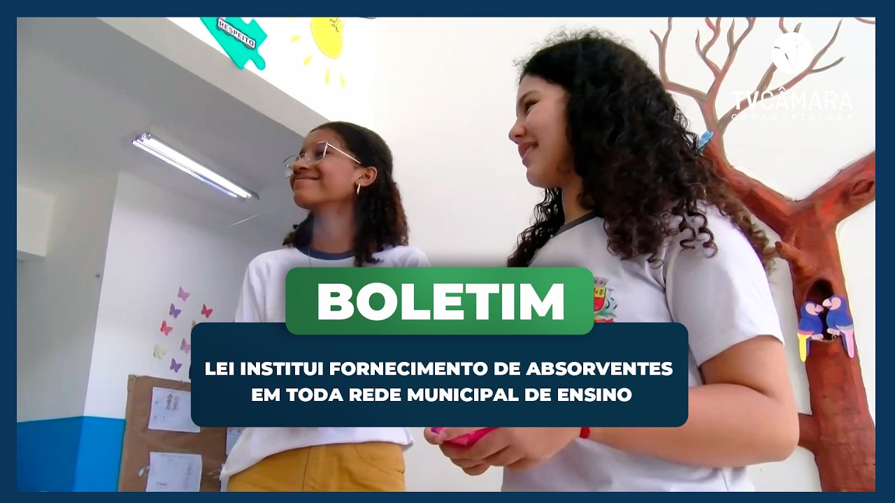 LEI INSTITUI FORNECIMENTO DE ABSORVENTES EM TODA REDE MUNICIPAL DE ENSINO