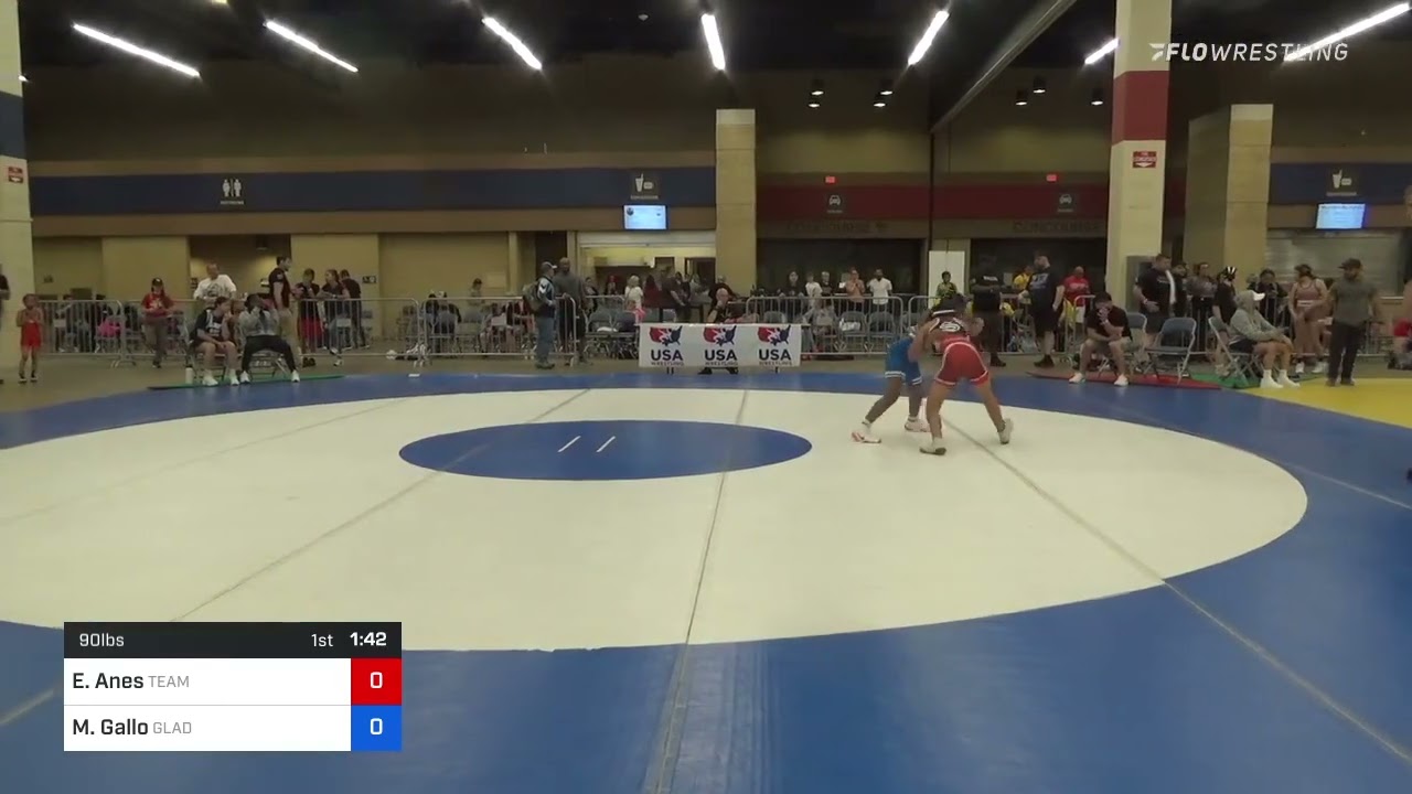 90 Lbs Rr Rnd 2 - Emelina Anes, Team Selma Wrestling Club Vs Melissa Gallo, Gladiator Wrestling 8d