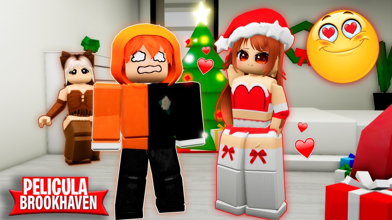 MI PRIMA ME DICE UN SECRETO TURBIO EN NAVIDAD 😳🎄 BROOKHAVEN PELICULA 🏡 @Nɪᴅʟy
