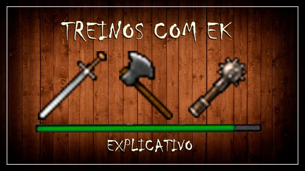 [TIBIA] - TREINOS COM EK (ELITE KNIGHT) | EXPLICATIVO (COMPLETO)