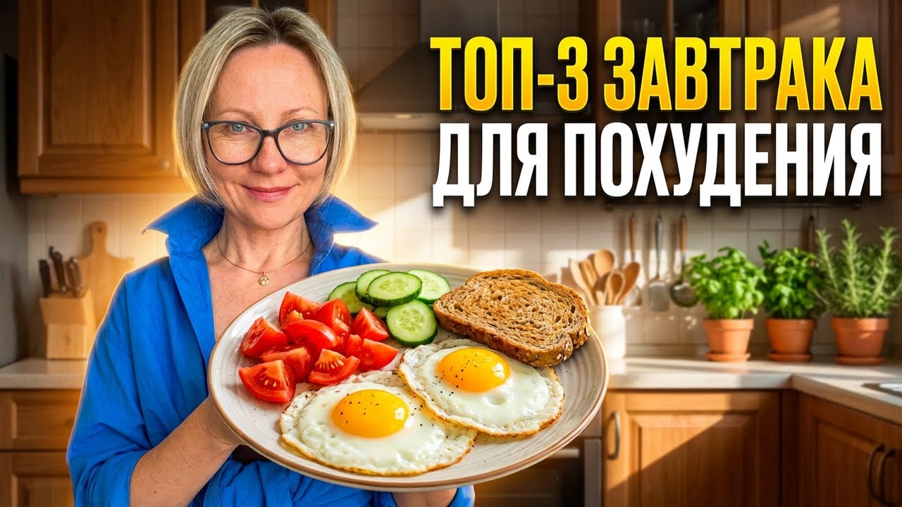 Три завтрака для похудения за 15 минут.