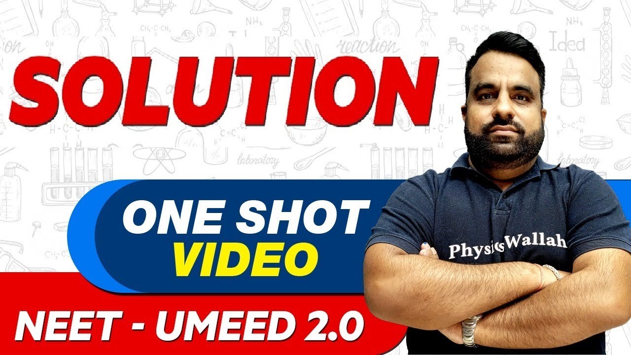 SOLUTION in 1 Shot : All Concepts, Tricks & PYQs | NEET Crash Course | UMEED 2.0
